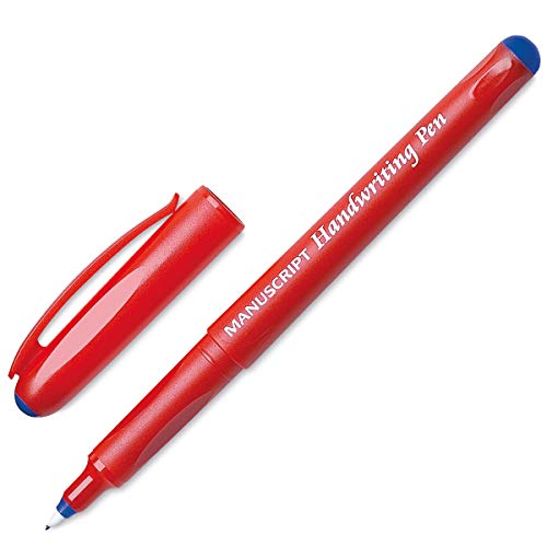 Manuscript Handwriting Pens - Pack of 40 Handwriting Pens with Blue Ink