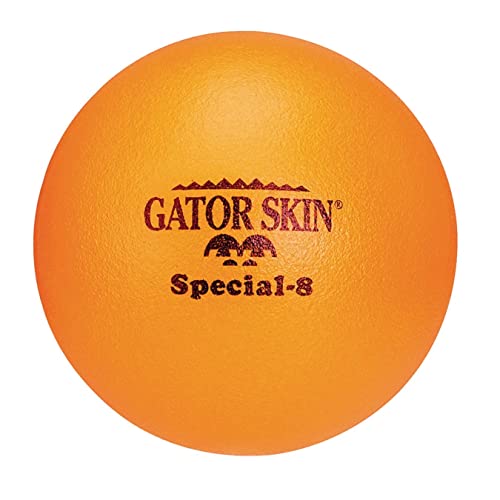 S&S Worldwide Gator Skin Special-8 Foam Ball. Orange Pu Coated Ball With Medium Density Foam Core. Soft No-Sting Ball Is Great For Gaga Pits, Dodgeball, Kickball, Volleyball, Pe Games And More. #TOP3