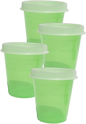 Tupperware Minis Midgets - Juego de 4 contenedores de almacenamiento, color verde
