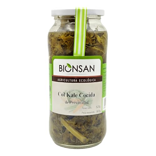 Col kale cocida ecológica Bionsan 520g | 2 x 520 gr