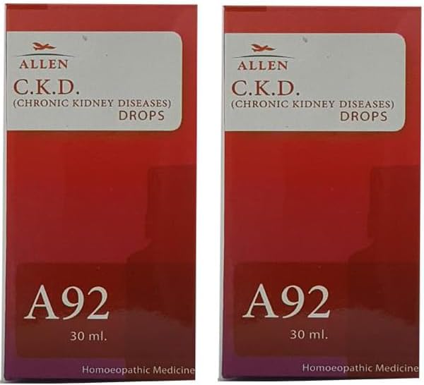 Allen A92 C.K.D.(Chronic Kidney Diseases) Drop - 30 ml |Pack Of 2|