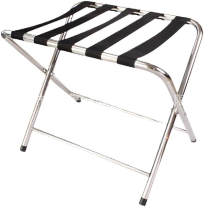 Luggage Rack Guest Room Hotel Luggage Rack Foldable Suitcase Storage Racks Stainless Steel Floor Racks Travel Bag Holder Suitcase Stand
