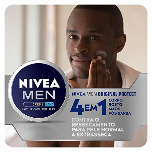 NIVEA MEN Creme 4 em 1 75g - Hidratação intensa, evita ressecamento, com vitamina E, textura creme, rápida absorção 4 41GfIsvuovL