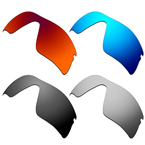 Lentille Oakley Radar Range 53-097 en titane rouge bleu noir