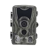 iplusmile de Caza con Visión Nocturna Infrarroja Leds Sensor Movimiento para Exterior Fauna y Seguridad Granja