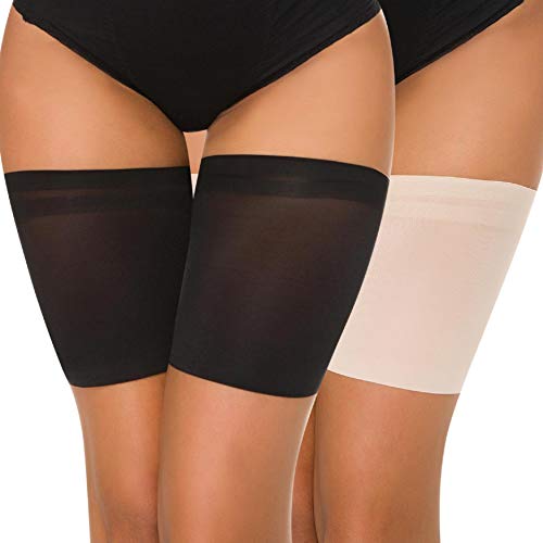 UMIPUBO Bandas Elásticas elástico Muslo Anti-Chafing Bandas para Hombre y Mujer– Evitar...