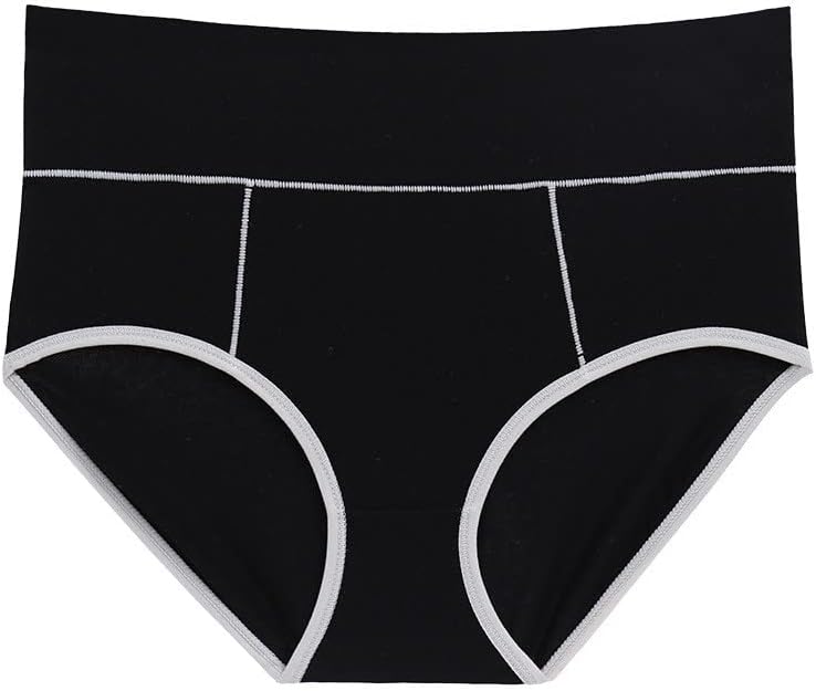 JJHAEVDY Women's Tame Your Tummy Shaping Lace Brief with Cool Comfort Sports Panties High Waist Breathable Solid Underwear