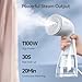 HiLIFE Upgraded Steamer for Clothes, Handheld Portable Design, 1100W Powerful Steam, 300ml Larger Tank & No Leak Design, 30S Fast Heat-up, Quick Wrinkle Remover, Compact Size for Travel, ONLY 120V