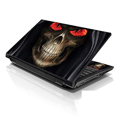 Image of LSS Laptop 15 15.6 Skin Cover with Colorful Hooded Skull Lord Pattern for HP Dell Lenovo Apple Asus Acer Compaq - Fits 13.3 inch 14 inch 15.6 inch 16 inch (2 Wrist Pads Free)