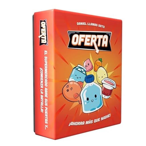Oferta – Juego de Cartas del supermercado | Divertido y estratégico | Juego de Mesa para niños, familias y Amigos | 2-8 Jugadores | +8 años | 142 Cartas | Ya disponible en tu tienda friki favorita! En mundofriki.es! Oferta – Juego de Cartas del supermercado | Divertido y estratégico | Juego de Mesa para niños, familias y Amigos | 2-8 Jugadores | +8 años | 142 Cartas | Ya disponible en tu tienda friki favorita! En mundofriki.es!