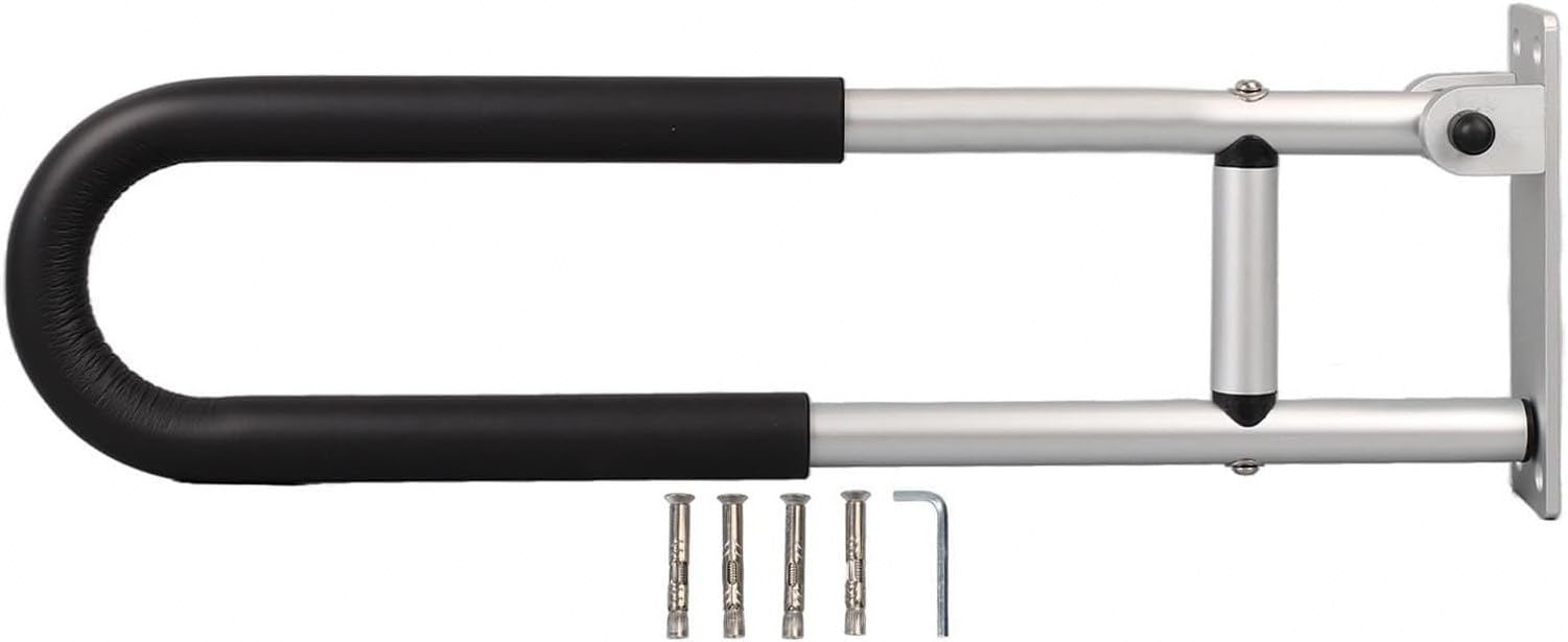 Uchwyt prysznicowy aluminiowy 60 cm składany bezpieczny uchwyt łazienkowy, YC1215B, YC1215B