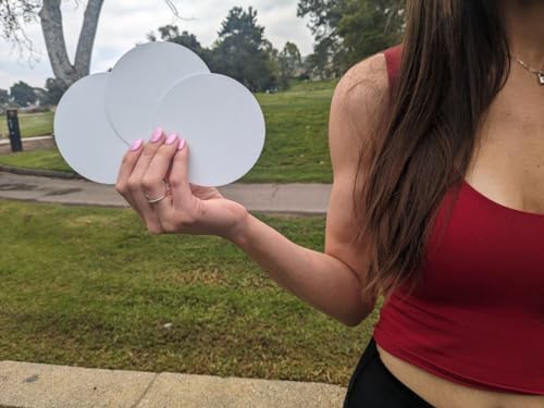 Generic Ghost Golf Holes Putting Discs, White