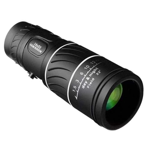 Professional Bifocal Monocular, High Magnification Monocular Telescope, Dual Zoom, HD Clarity & Portable Design, Wide Angle for Bird Watching, Hiking, Camping and Stargazing (Black)