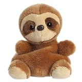 Aurora® Adorable Palm Pals™ Slomo Sloth™ Stuffed Animal - Fun Collectible Plush for Kids and Adult Collectors - Perfect for Decorating Rooms and Birthday Gifts - Brown 4.5 Inches