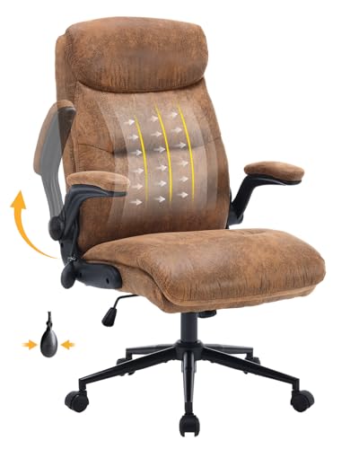 Karl home Ergonomic Office Desk Chair with Inflatable Lumbar(Retro)