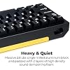 CyberPowerPC CK60 Black 60% Hot-Swappable RGB Customizable Mechanical Gaming Keyboard, Dampening Foam, Aluminum CNC Case w/Gateron Red Switches and PBT Keycaps