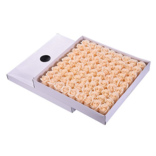 Tininna Duftseifen in Form von Rosen, Duftende Bade-Seifen, Rosa, in Box
