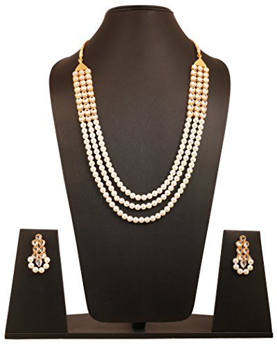 Image of Touchstone Indian Colorful Delicate Desire Traditional Exclusive Designer Jewellery Pendant Sets for Women