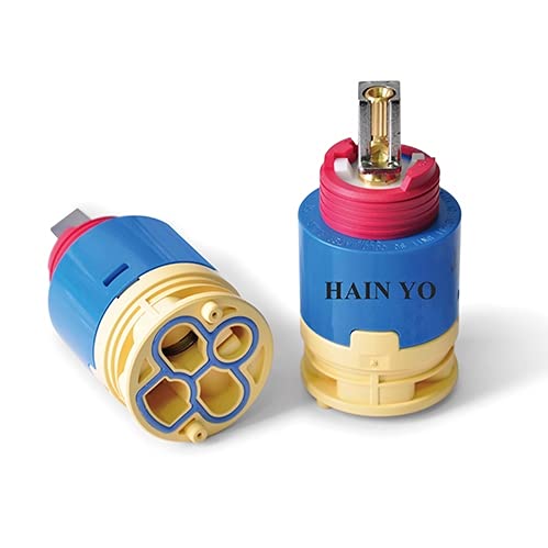 T and T 40mm Ceramic Pressure Balance Cartridge JL02BJ Blue, Red
