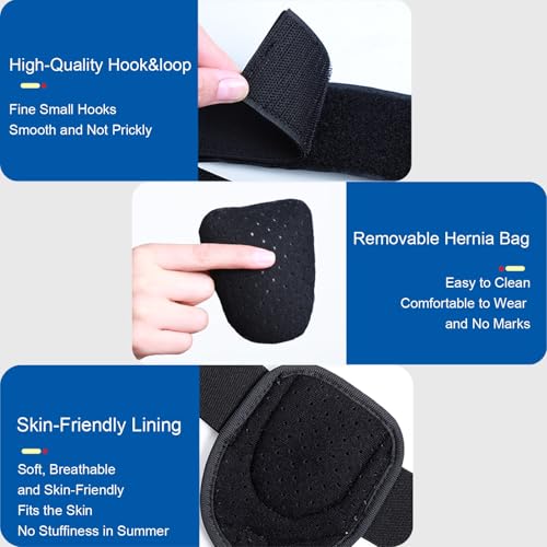 Soporte para Hernia Masculina Ajustable Lado Izquierdo o Derecho miniatura 6