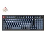 【国内正規品】Keychron V5 Max カスタムワイヤレスメカニカルゲーミングキーボード テンキー付き96% JISレイアウト/QMK/VIA対応/2.4GHz・Bluetooth 5.1・有線接続/RGBバックライト/ホットスワップ対応/Gateron赤軸/Mac・Windows・Linux兼用 かな印字なし