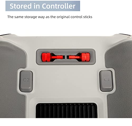 Image of GetZget Thumb Rocker for DJI Mini 3 /4 / 5 Pro RC /Mavic 3 Classic /Air 3s RC2 Smart Remote Controller Joysticks Accessories (Titanium)