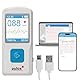 Pulox PM10 Mobiles Einkanal EKG-Gerät - Wireless EKG-Monitor für Zuhause mit Analyse, Smartphone-App & PC-Software