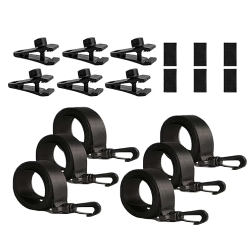 Correas para Cobertores Solares - Kit De Fijación para Cobertor Solar,Fuerte Sujeción Instalación Fácil Accesorios para Piscina Adultos Profesionales Principiantes