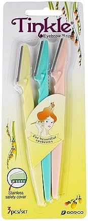 Navalha de sobrancelha Tinkle para lindas sobrancelhas, pacote co...