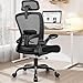 FelixKing Office Chair, Desk Chair with Adjustable Lumbar Support, Ergonomic Computer Chair with High Back and Armrest, Adjustable Height Gaming Chair Home Office Swivel Chair(Black)