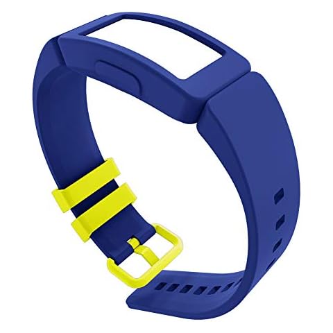 SUNERLORY Watch Strap Soft For Kids Accessories Wristband Replacement Adjustable Silicone Smart Bracelet hion Pin Buckle Durable Wear Resistant For Fitbit Inspire Ace 2(Blue) Cover