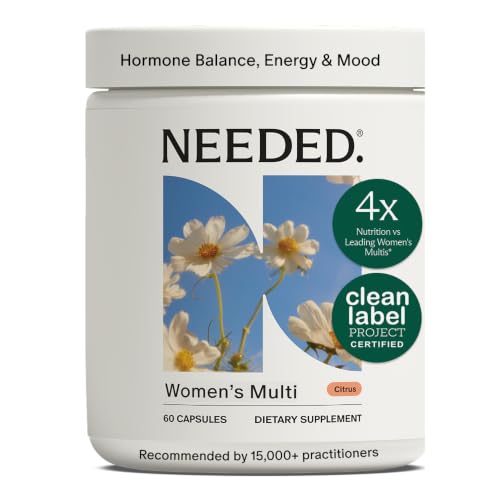 Needed. Multivitamin for Women with 23 Vitamins, Minerals and Antioxidants - Energy, Hormone & Thyroid Support - 90 Count