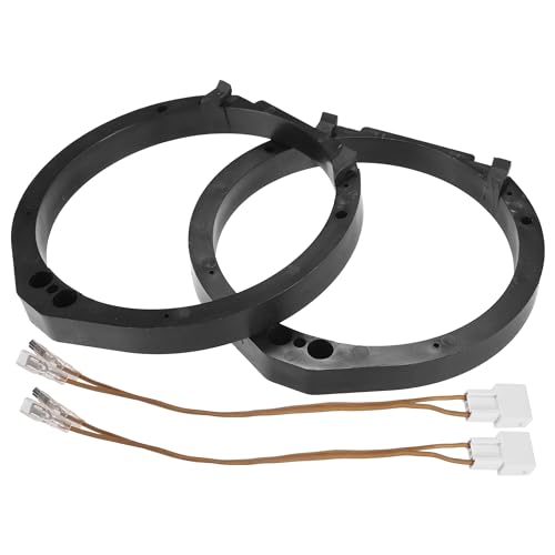 uxcell 6.5" Speaker Adapter Spacer Ring with Wire Combination for Honda