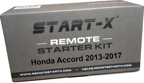 Start-X Remote Start Kit Compatible with Honda Accord 2013-2017 || Plug n Play || Lock 3X to Remote Start || Fits 2013, 2014, 2015, 2016, 2017
