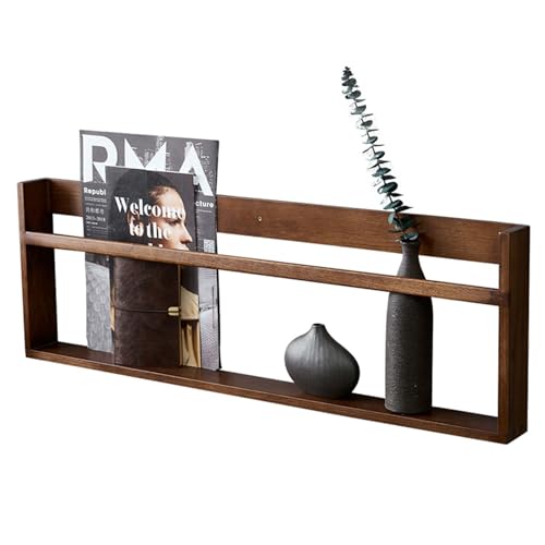 【DESIGN RUSTICO E MINIMALE: il porta riviste in legno adotta un design semplice ed estetico, aggiungerà un tocco di eleganza e gusto allo spazio; inoltre, il design aperto consente di vedere facilmente cosa c'è dentro.