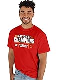 Blue 84 Men's Standard NCAA Officially Licensed Georgia Bulldogs National Champs T-Shirt 2021-2022...