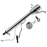 IMOOA GM 30" Chrome Tilt Automatic Steering Column & 9 Holes Adapter, Without Key