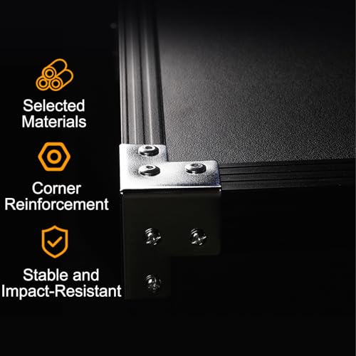 Grande supporto stereo per console di gioco, resistente, nero, per sala musica e soggiorno, perfetto per studi musicali (41 cm)