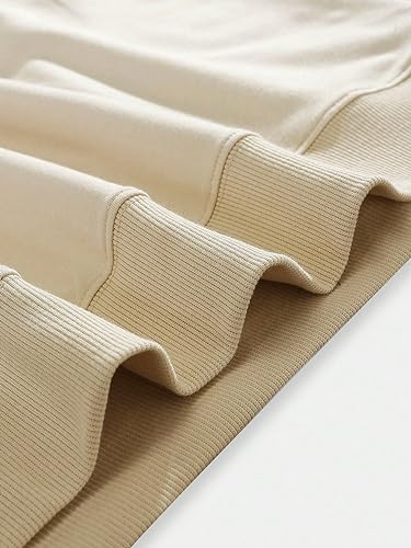 WDIRARA Men's Cartoon Letter Print Round Neck Long Sleeve Sweatshirt Casual Graphic Pullovers4