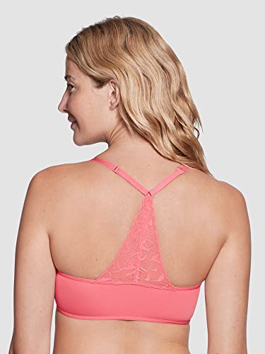 Image of True & Co Womens Lace Racerback Adjustable Strap Bralette