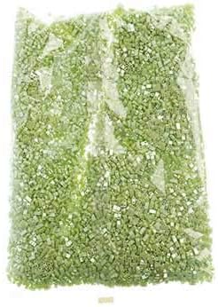 Miyuki TILA Half Cut 5x2.3mm - Chartreuse Opaque Luster 2 Holes 250Gms Bulk Bag of Japanese Glass Beads