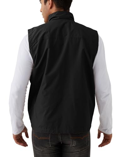 Image of Gihuo Men's Fishing Vest Utility Vest Casual Outdoor Quick Dry Safari Travel Golf Vest Work Vest