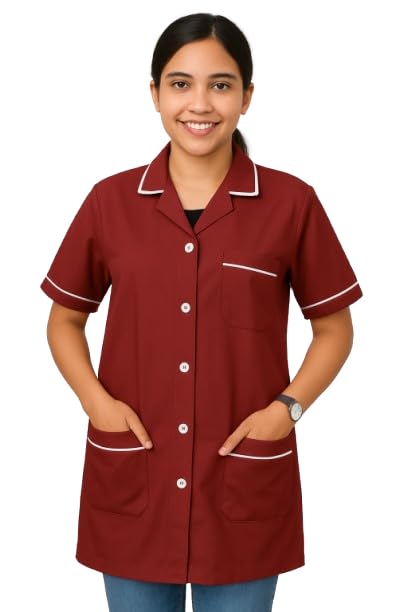 Staff Apron | 3-Pockets Apron | Maroon Apron | Breathable, Durable & Lightweight-image-28