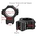 WestHunter Dovetail Scope Rings, 1 in/30 mm Tactical Precision Low Profile Scope Mount | Red