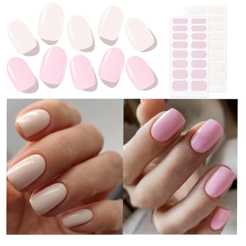 Modelones Semi Cured Gel Nail Strips, 64…