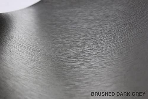 Miniatura 7 de VViViD XPO - Rollo de vinilo metálico cepillado gris oscuro para automóvil (1.49 pies x 5 pies)