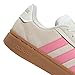 adidas Women's Grand Court Alpha, Off White/Bliss Pink/Gold Metallic, 8