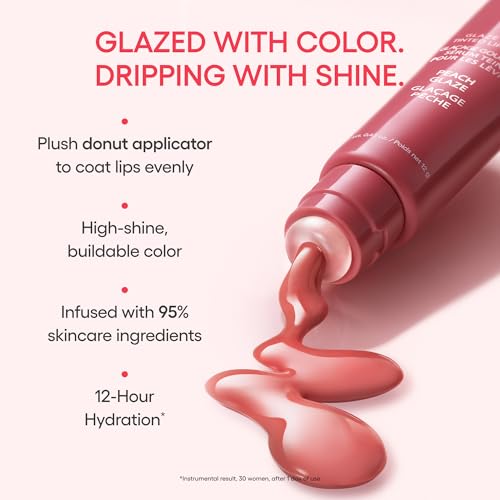 Image of LANEIGE Glaze Craze Tinted Lip Serum: Hydrating, Lip Barrier-Boosting, Softening Lip Serum Treatment for Glossy & Buildable Shine, Nourished Lips with Plumping Polypeptides | Korean Skin Care