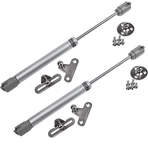 Preisvergleich Produktbild BESTZY 2er Klappenbeschlag Gasdruckfeder für Klappen,Hydraulic Gasdruckfeder Möbeltür zum Gas Strut Lift Schrank Tür Wurden Dämpfer Hinge mit 100N