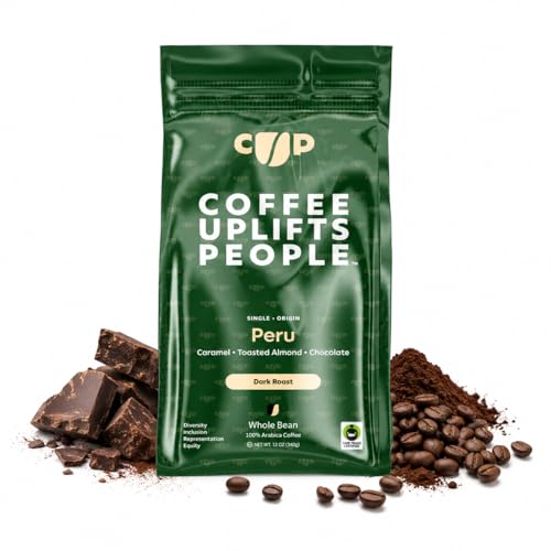 Coffee Uplifts People Café Peruano en Grano Tostado Medio Oscuro miniatura 1